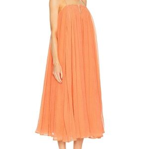 AJE Filigree Sweetheart Midi Dress Size 4